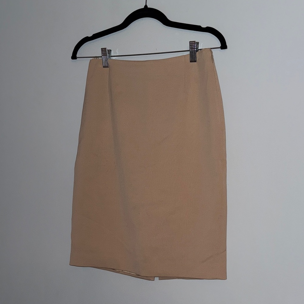 Prada Tan Pencil Skirt